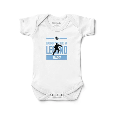 Newborn & Infant Chad Jake White Utah Mammoth Legend Bodysuit