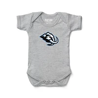 Newborn & Infant Chad Jake Heather Gray Utah Mammoth Primary Logo Bodysuit