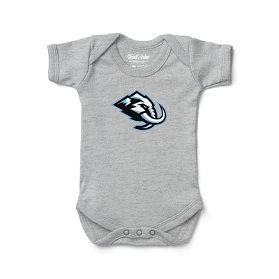 Newborn & Infant Chad Jake Heather Gray Utah Mammoth Primary Logo Bodysuit