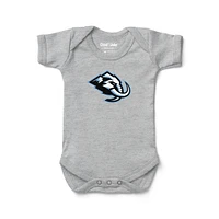 Newborn & Infant Chad Jake Heather Gray Utah Mammoth Primary Logo Bodysuit