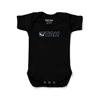 Newborn & Infant Chad Jake Black Utah Mammoth Secondary Logo Bodysuit