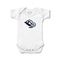 Newborn & Infant Chad Jake White Utah Mammoth Primary Logo Bodysuit