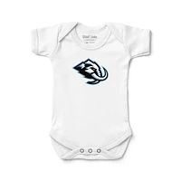 Newborn & Infant Chad Jake White Utah Mammoth Primary Logo Bodysuit