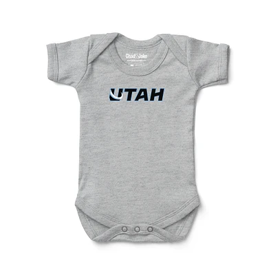 Newborn & Infant Chad Jake Heather Gray Utah Mammoth Secondary Logo Bodysuit