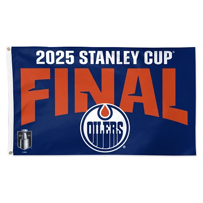 WinCraft Edmonton Oilers 2025 Stanley Cup Final 3' x 5' Single-Sided Deluxe Flag