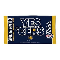 WinCraft Indiana Pacers 2025 Eastern Conference Champions Locker Room 22'' x 42'' Double-Sided Towel