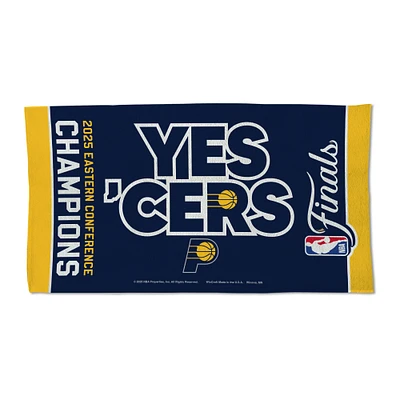 WinCraft Indiana Pacers 2025 Eastern Conference Champions Locker Room 22'' x 42'' Double-Sided Towel