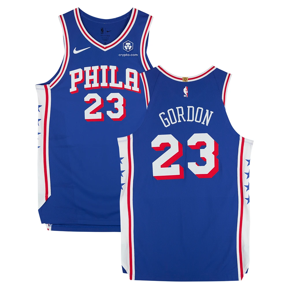 Eric Gordon Philadelphia 76ers Game-Used #23 Royal Nike Jersey vs. Miami Heat on February 5, 2025 - Size 50+4