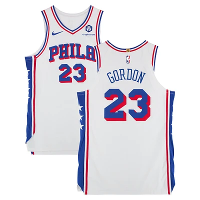 Eric Gordon Philadelphia 76ers Game-Used #23 White Nike Jersey vs. Indiana Pacers on January 18, 2025 - Size 50+4