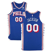 Reggie Jackson Philadelphia 76ers Game-Used #00 Royal Nike Jersey vs. Chicago Bulls on January 25, 2025 - Size 48+4