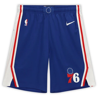 Joel Embiid Philadelphia 76ers Game-Used Royal Nike Shorts from the 2024-25 NBA Season - Size 44+4
