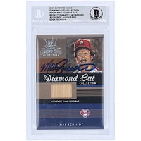 Mike Schmidt Philadelphia Phillies Autographed 2003 Donruss Diamond Kings Diamond Cut Collection GU Relic #DC-96 #/500 Beckett Fanatics Witnessed Authenticated 10 Card