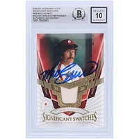 Mike Schmidt Philadelphia Phillies Autographed 2004 Upper Deck Legendary Cuts Significant Swatches GU Relic #SS-MS Beckett Fanatics Witnessed Authenticated 10 Card