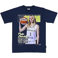 Unisex Paige Bueckers Navy Dallas Wings SLAM Cover T-Shirt