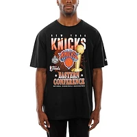 Men's New Era  Black York Knicks 2025 Eastern Conference Finals T-Shirt