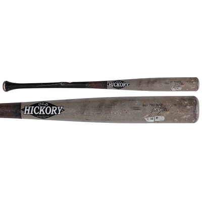 J.T. Realmuto Philadelphia Phillies Game-Used Gray/Black Old Hickory Broken Bat vs. Seattle Mariners on August 3, 2024