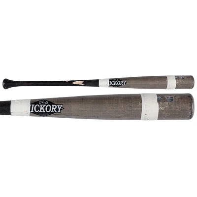 J.T. Realmuto Philadelphia Phillies Game-Used Gray/Black Old Hickory Broken Bat vs. Cincinnati Reds on April 22, 2024
