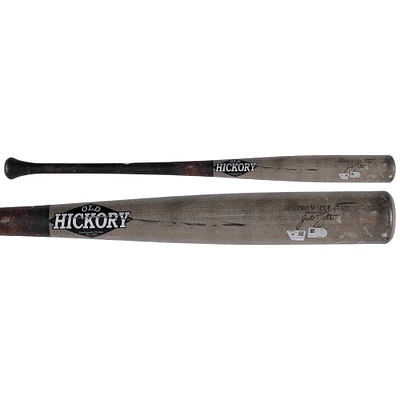 J.T. Realmuto Philadelphia Phillies Game-Used Gray/Black Old Hickory Broken Bat vs. New York Mets on September 14, 2024