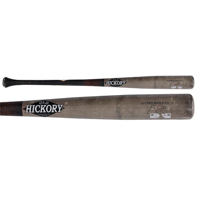 J.T. Realmuto Philadelphia Phillies Game-Used Gray/Black Old Hickory Broken Bat vs. Kansas City Royals on August 23, 2024