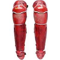 J.T. Realmuto Philadelphia Phillies Game-Used Red Nike Shin Guards vs. Washington Nationals on August 17, 2024