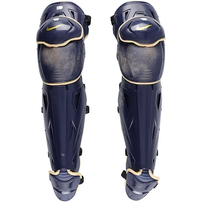 J.T. Realmuto Philadelphia Phillies Game-Used Navy Nike Shin Guards vs. Colorado Rockies on April 15, 2024
