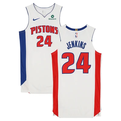 Daniss Jenkins Detroit Pistons Player-Issued #24 Nike Jersey from the 2024-25 NBA Season