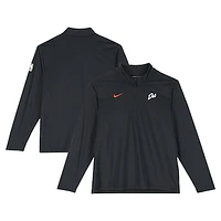 Ron Holland II Detroit Pistons Player-Worn Black Nike City Edition Half-Zip Pullover from the 2024-25 NBA Season - Size XL