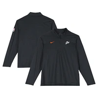 Ron Holland II Detroit Pistons Player-Worn Black Nike City Edition Half-Zip Pullover from the 2024-25 NBA Season - Size XL