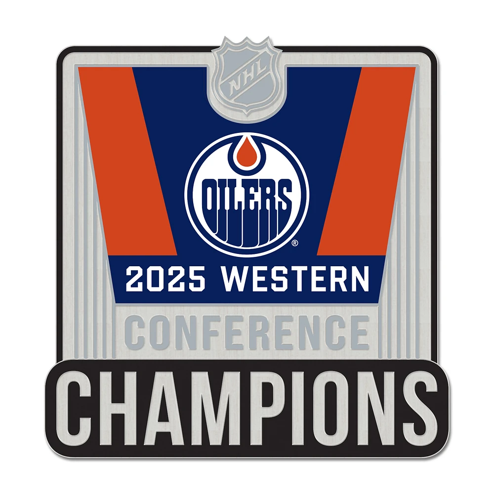 WinCraft Edmonton Oilers 2025 Western Conference Champions Collector Pin