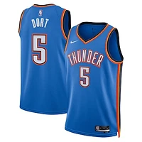 Unisex Nike Luguentz Dort Blue Oklahoma City Thunder Swingman Jersey - Icon Edition