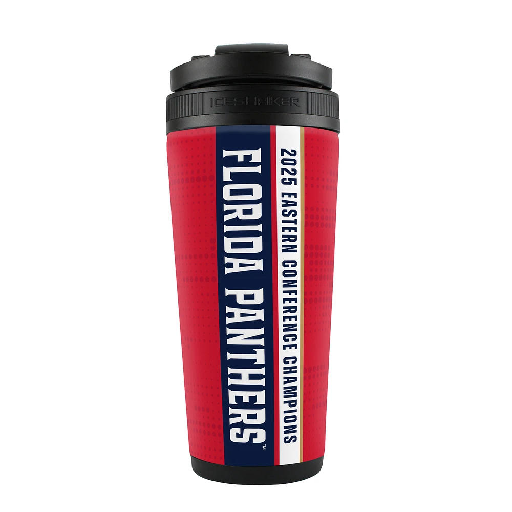WinCraft Florida Panthers 2025 Eastern Conference Champions 26oz. 4D Ice Shaker Bottle