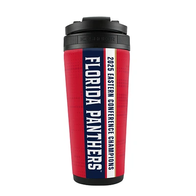 WinCraft Florida Panthers 2025 Eastern Conference Champions 26oz. 4D Ice Shaker Bottle