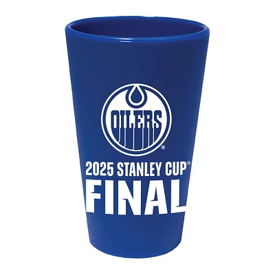 WinCraft Edmonton Oilers 2025 Stanley Cup Final 16oz. Silicone Pint Glass