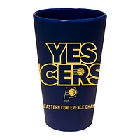 WinCraft Indiana Pacers 2025 Eastern Conference Champions 16oz. Silicone Pint Glass