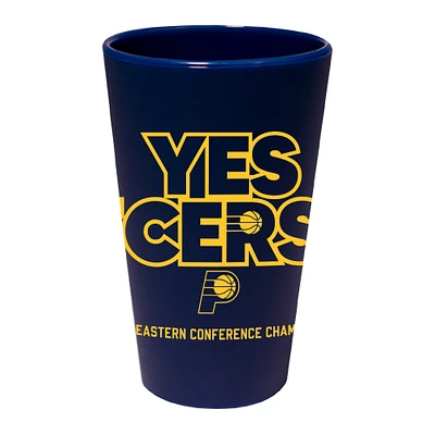 WinCraft Indiana Pacers 2025 Eastern Conference Champions 16oz. Silicone Pint Glass