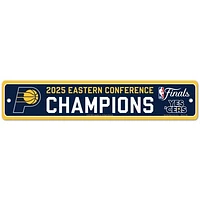 WinCraft Indiana Pacers 2025 Eastern Conference Champions 3.75'' x 19'' Street Sign