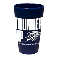 WinCraft Oklahoma City Thunder 2025 Western Conference Champions 16oz. Silicone Pint Glass