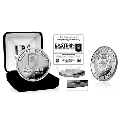 Highland Mint Florida Panthers 2025 Eastern Conference Champions Silver Coin