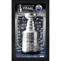 Highland Mint Edmonton Oilers 2025 Western Conference Champions 12" x 20" Framed Signature Trophy Print - Limited Edition of 5,000