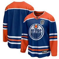 Men's Fanatics Royal Edmonton Oilers 2025 Stanley Cup Final Home Breakaway Jersey