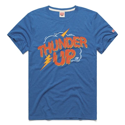 Unisex Homage  Blue Oklahoma City Thunder OKC Up Tri-Blend T-Shirt