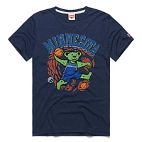 Unisex Homage  Navy Minnesota Timberwolves Grateful Dead Tri-Blend T-Shirt