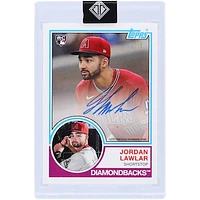 Jordan Lawlar Arizona Diamondbacks Autographed 2024 Topps Transcendent '83 Variation #JL-1983 #1/1 Rookie Card