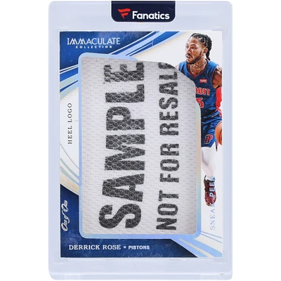 Derrick Rose Detroit Pistons 2019-20 Panini Immaculate Collection Sneak Peek Relic #SP-DRS #1/1 Card