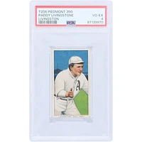 Paddy Livingston Philadelphia Athletics 1910 T206 Piedmont Back #NNO PSA Authenticated 4 Card