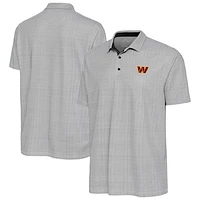 Women's Antigua Black/White Washington Commanders Intersect Polo