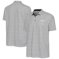 Women's Antigua Black/White New York Jets Intersect Polo
