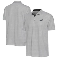 Women's Antigua Black/White Philadelphia Eagles Intersect Polo