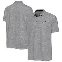 Women's Antigua Black/White Philadelphia Eagles Intersect Polo
