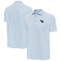 Men's Antigua Powder Blue/White Tennessee Titans Pave Polo